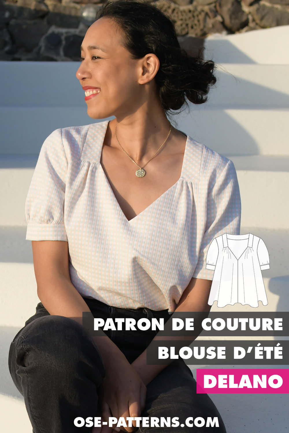 patron de couture PDF blouse ete
