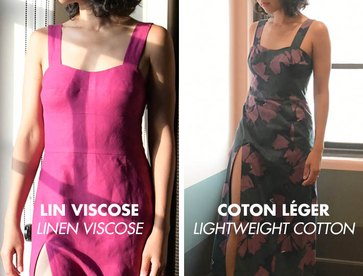 Sewing pattern for a long dress corset bustier style video - Ose Patterns 
